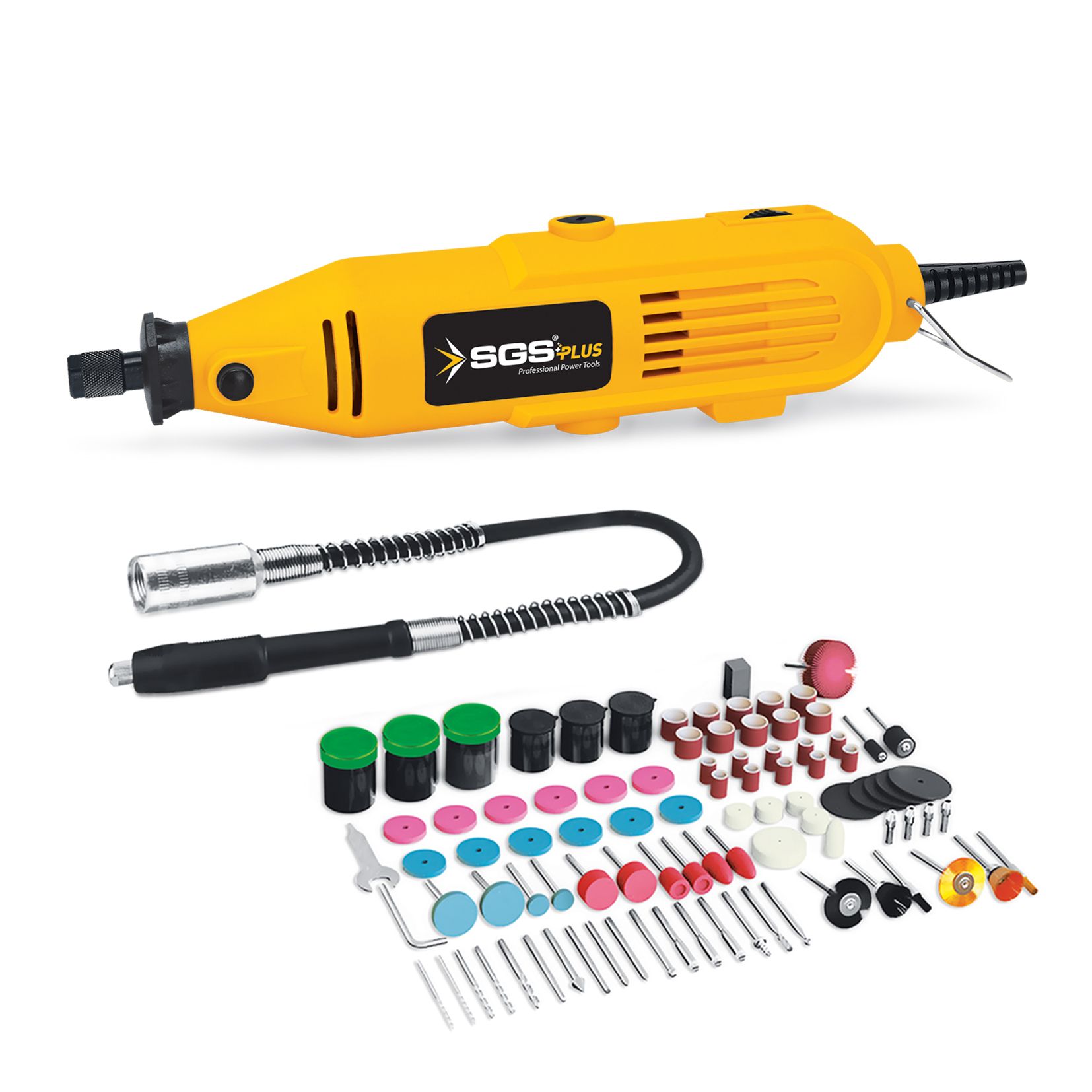 SGS Hobi Gravür Seti 211 Parça / 130Watt✓